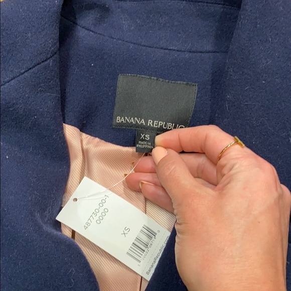 NWT banana republic wool dress coat - Picture 7 of 9